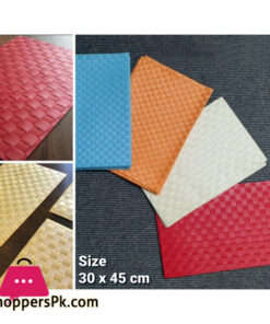 Dining Table Mat Checkered ( Pack of 6 )