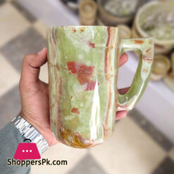 Marbel Mug & Cup For Coffee and Tea Onyx Hand Made (Marble Onyx Hand Crafted) 1 Pcs