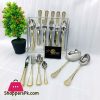 ONE MORE 26 Pcs Stainless Steel Cutlery Set with Stand