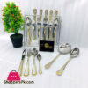 One More 26 Pcs Stainless Steel Cutlery Set With Stand