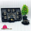 One More Turkish Style Set of 6 Pcs Tea Cups and Saucers