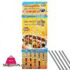 Shangrilla Stainless Steel Square Bbq Stick 6 Pcs