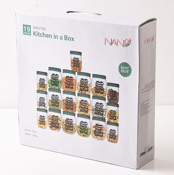 Spectra Jar Set Of 19 Iran Made