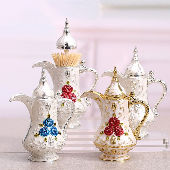 Toothpick Dispenser Vintage Automatic Toothpick Dispenser Zinc Alloy