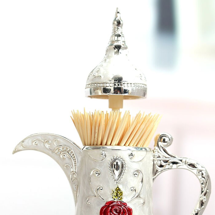 Toothpick Dispenser Vintage Automatic Toothpick Dispenser Zinc Alloy