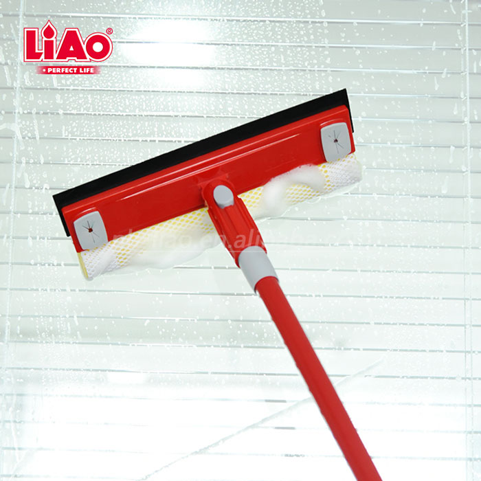 Liao Telescopic Handle Window Wiper With Sponge And Scraper B130011