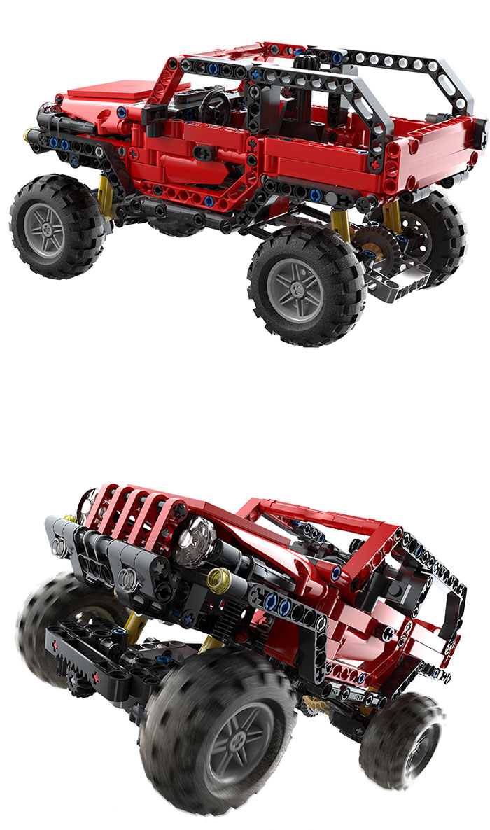 Cogo Block Jeep Lego Blocks 501 Pcs