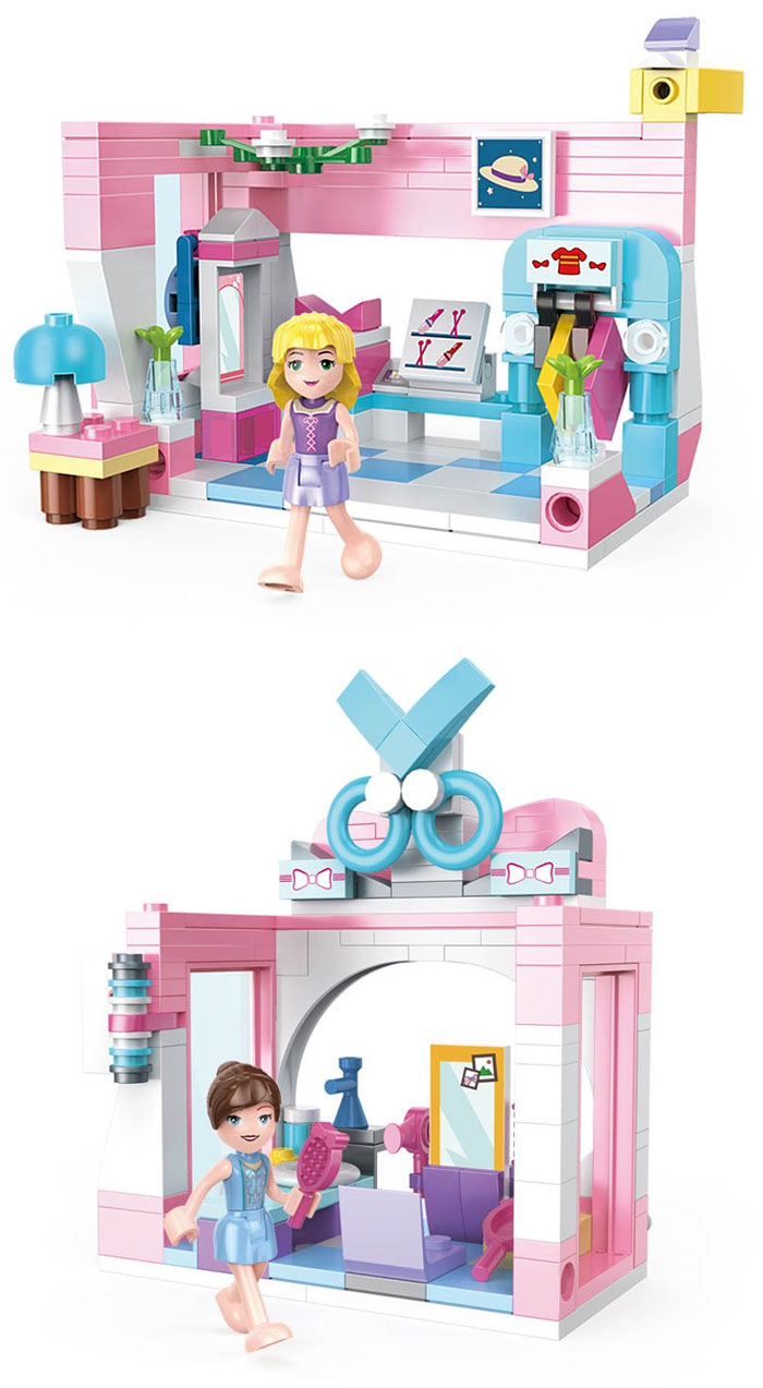 Cogo Girls Kit Fashion House 4 In 1 Lego 653 Pcs