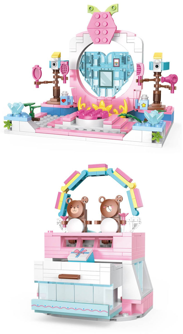 Cogo Girls Kit Fashion House 4 In 1 Lego 653 Pcs