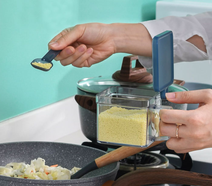 Condiment Boxed Set Multiple Combination Jar Spice Kitchen Shelf