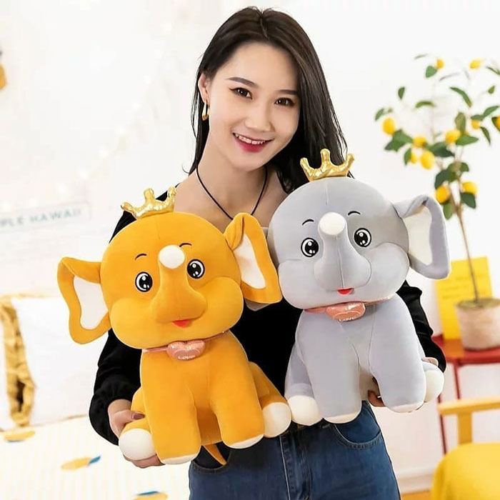 Buy Crown Elephant Plush Toy 20 Inch at Best Price in Pakistan