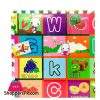 Eva Puzzle Mat 4 Pcs ABC/Fruit | Kids Baby Soft Form Playmat –2 x 2 Feet