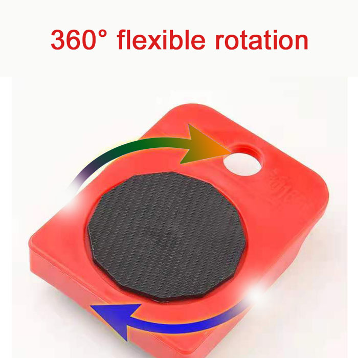 Furniture Mover Set Furniture Mover Tool Transport Lifter Heavy Stuffs Moving Wheel Roller Bar Hand Tools 5 Pcs Set