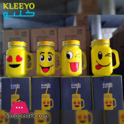 Kleeyo Emoji Mason Jar Smiley 450Ml - Pd0003