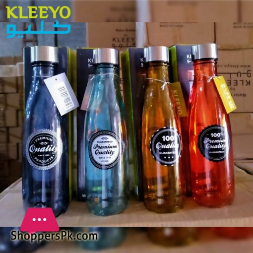 KLEEYO GLASS WATER BOTTLE 580ML - PD0002