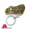 Keyring Marvel Avengers Infinity War3  Thanos Gauntlet Power Stone Metal Hand Keychain