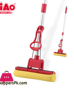 LIAO Aluminum Stick PVA Floor Mop Absorbent Sponge Squeeze Mop Cleaning Tool Home Bathroom Kitchen Clean Dust Mop - A130004