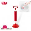 LIAO Durable Manual Cost-Effective Kitchen Bathroom Sink Vacuum High Pressure Plunger H130005