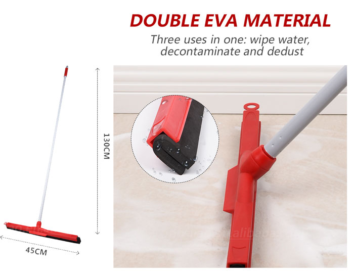 Liao Floor Squeegee Heavy Duty Wiper 45Cm Handle 130Cm- K130023
