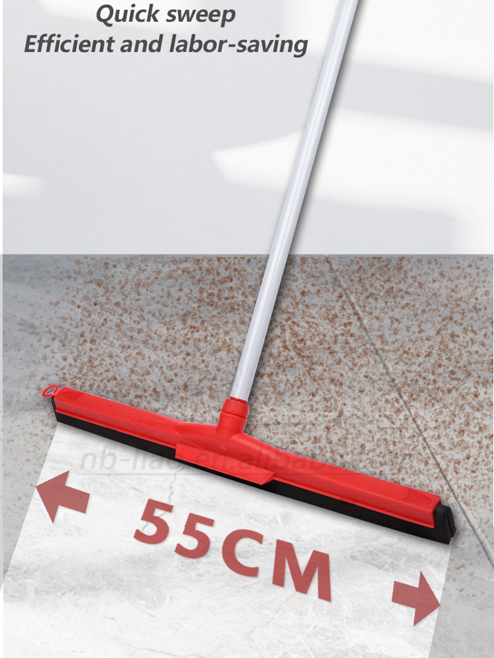 Liao Floor Squeegee Heavy Duty Wiper 55Cm Handle 130Cm- K130024