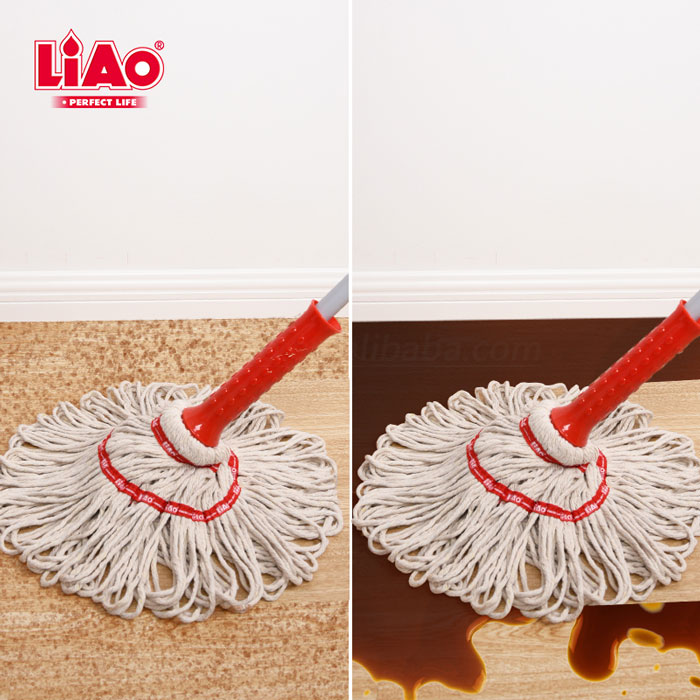 Liao High Quality Cotton Telescopic Twist Mop A130074