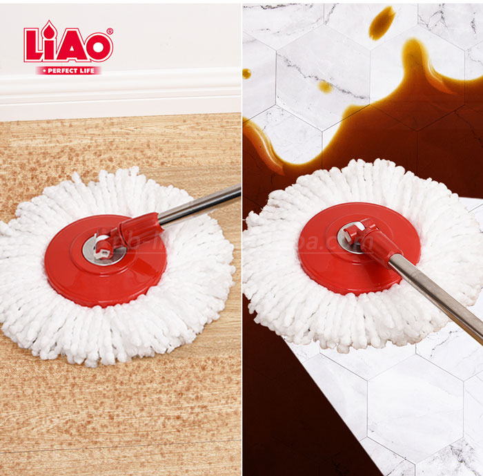 Liao Mop And Bucket Set 360 Spin Tornado Mop T130016