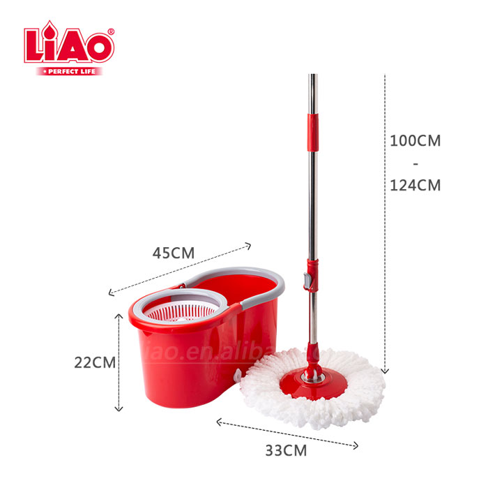 Liao Mop And Bucket Set 360 Spin Tornado Mop T130024