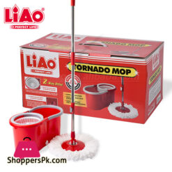 LIAO Mop and Bucket Set 360 Spin Tornado Mop T130024