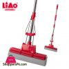 LIAO Stainless Steel Stick PVA Floor Mop Absorbent Sponge Squeeze Mop Cleaning Tool Home Bathroom Kitchen Clean Dust Mop - A130053