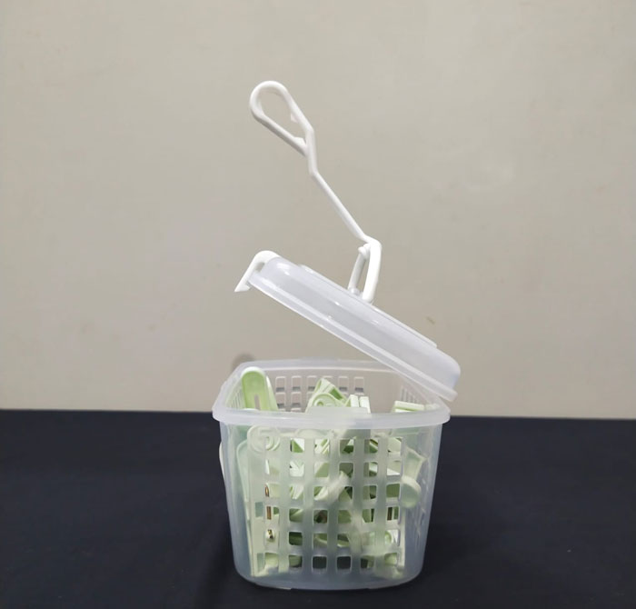 Limon Clothes Dryers Clips Clothes Pegs With Basket