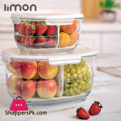 Limon Refrigerator Storage 2 Section Jar
