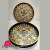 Pearl Serving Tray Set 2 Pieces Octagonal 296S13