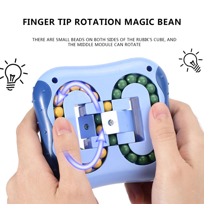 Puzzle Ball Magic Ball Creative Small Magic Bean Toy Cross-Border Rotating Ball Gyro Fingertip Tablet Cube
