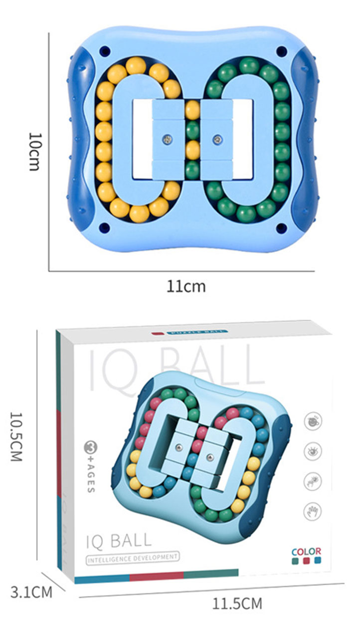 Puzzle Ball Magic Ball Creative Small Magic Bean Toy Cross-Border Rotating Ball Gyro Fingertip Tablet Cube