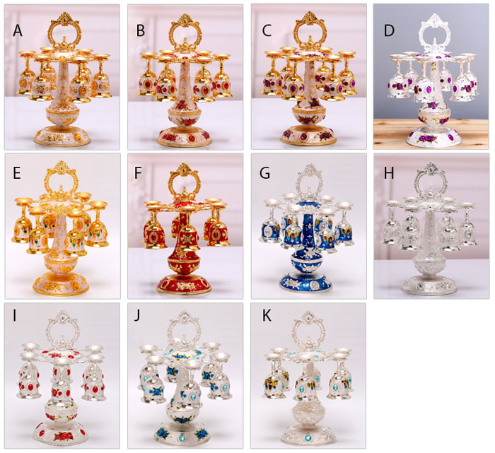 Russian Hanging Pewter Metal Shot Glass