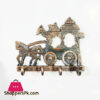 Wall Hanging key Hook Metal Horse Carriage