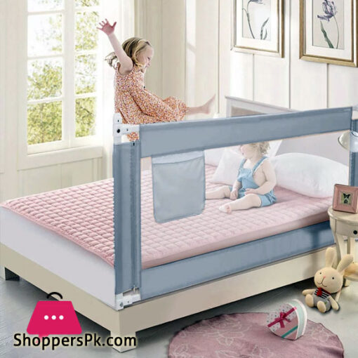 Baby Safety Bed Fence Adjustable Bed Rail Baby Bed Barrier - 5.9 Feet - 1 Side 1 Pc