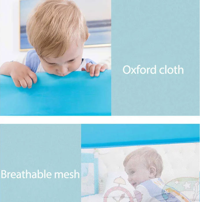 Shopino Baby Safety Bed Cot Guard Adjustable Bed Rail Baby Bed Barrier - 5.9 Feet - 1 Side 1 Pc