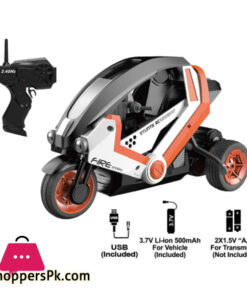 2.4GHz Full Function Radio Control Motorbike 1/8 High Speed Electric Various Stunt Action RC Stunt Car Toy with LED Light