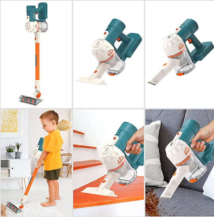 3 In 1 Cord Free Vacuum Cleaner Pretend Kit
