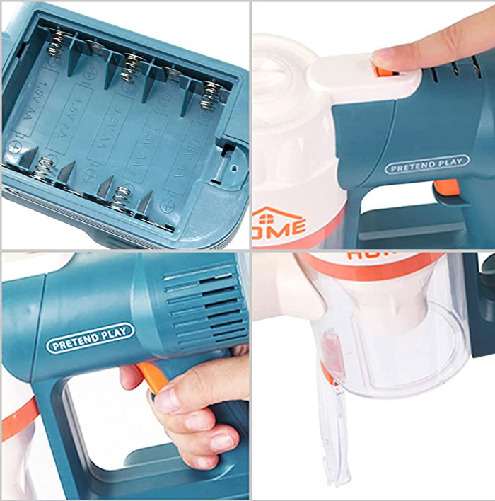3 In 1 Cord Free Vacuum Cleaner Pretend Kit