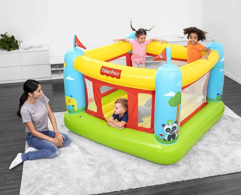 Bestway Fisher Price Bouncer Jump-O-Lene Children'S Inflatable Hopper For Home And Garden - 93553