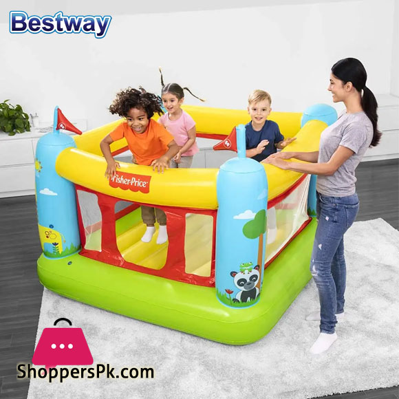 Bestway Fisher Price Bouncer Jump-O-Lene Children's Inflatable Hopper For Home And Garden - 93553