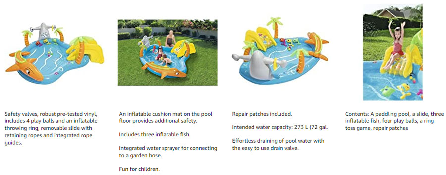 Bestway Sea Life Play Center Children Swimming Pool 2 To 8 Years Kids - 53067