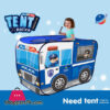 Children'S Play House Tent Police Bus