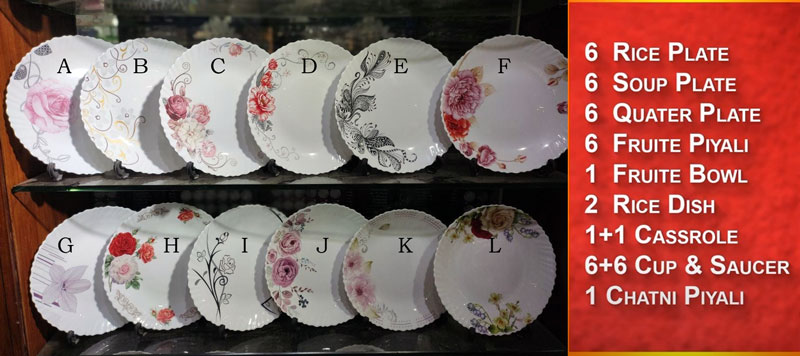 Corolly Dinner Set 42 Pcs 6 - Person