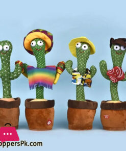 Dancing Cactus Plush in Pot Singing Dancing Baby Repeats What You Say Dancing Toy Dancing Cactus
