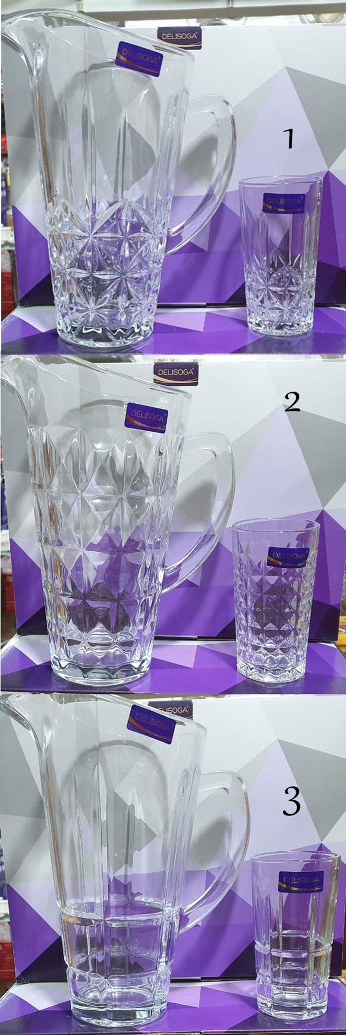 Delisoga Water Set Of 7