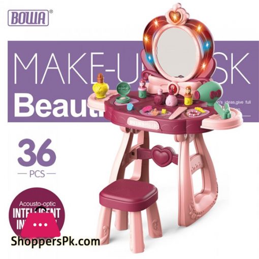 Dressing Table Make-Up Desk Beautician For Girls 36 Pcs