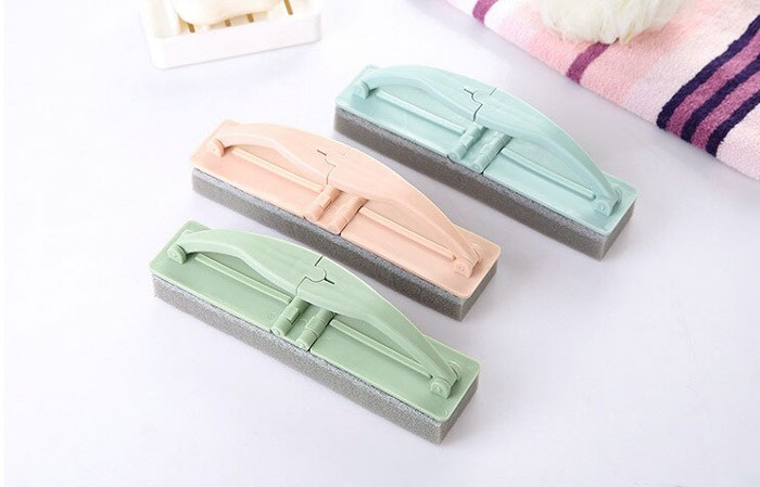 Folding Sponge Cleaner Tools Window Glass Wall Magic Kitchen Cleaning 